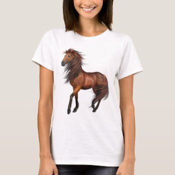 Wild Horse T-shirt by PetsandVets at Zazzle