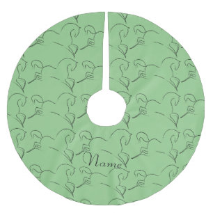 Wild Horse Thunder_Cove Brushed Polyester Tree Skirt