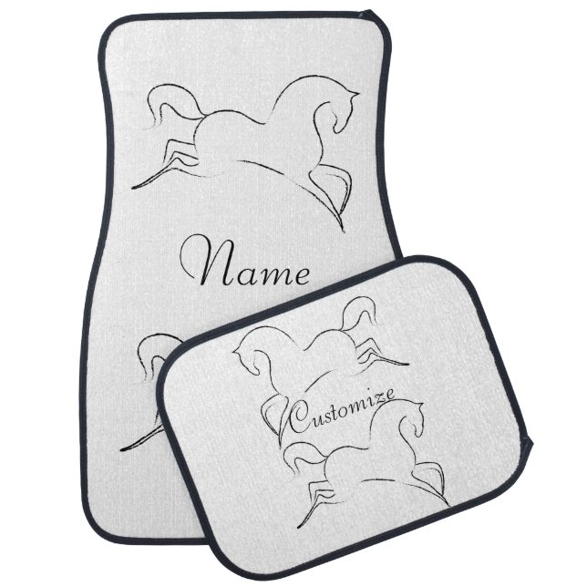 Wild Horse Thunder_Cove Car Floor Mat (Set)
