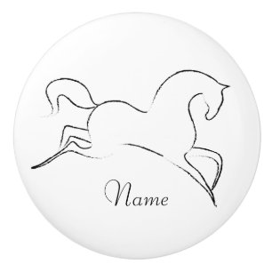 Wild Horse Thunder_Cove Ceramic Knob