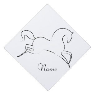 Wild Horse Thunder_Cove Graduation Cap Topper