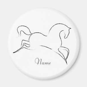 Wild Horse Thunder_Cove Magnet