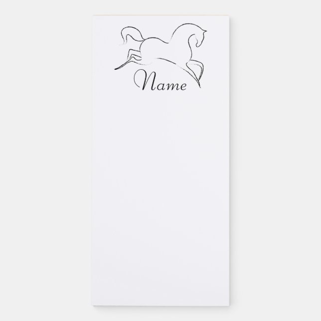 Wild Horse Thunder_Cove  Magnetic Notepad (Front)