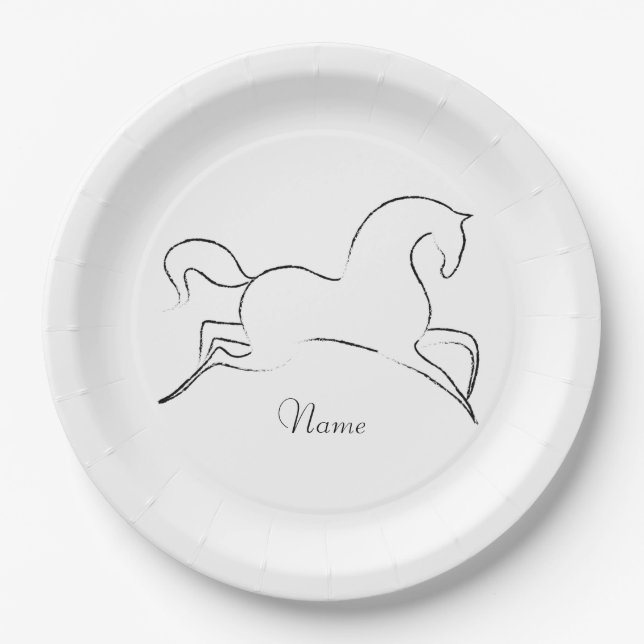 Wild Horse Thunder_Cove Paper Plates (Front)
