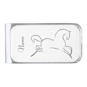 Wild Horse Thunder_Cove Silver Finish Money Clip