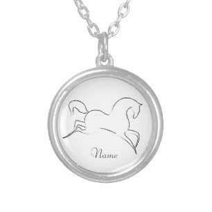 Wild Horse Thunder_Cove Silver Plated Necklace