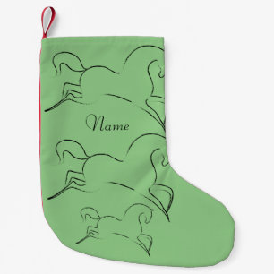 Wild Horse Thunder_Cove Small Christmas Stocking