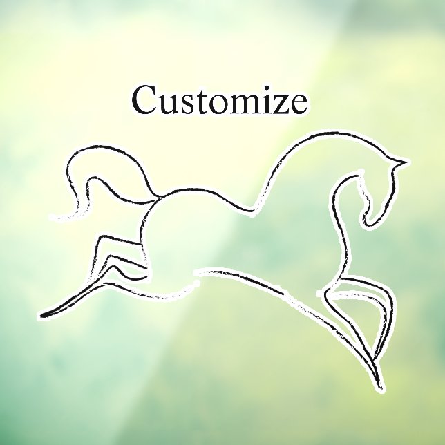 Wild Horse Thunder_Cove  Window Cling (Sheet 3)