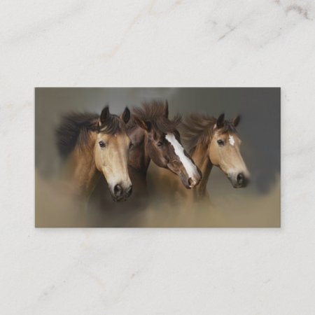 Wild Horse Trio Business Card