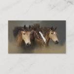 Wild Horse Trio Business Card at Zazzle