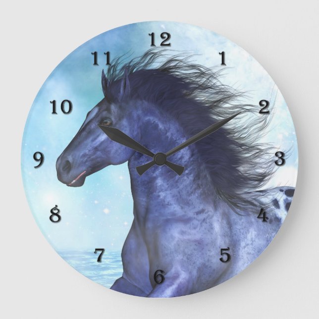 Wild Horse Wall Clock (Front)