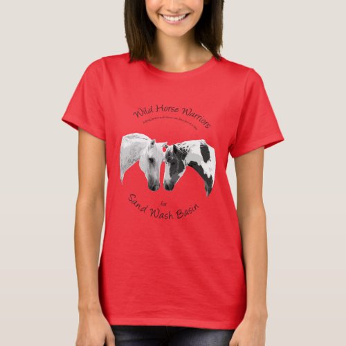 Wild Horse Warriors One Fence Post at a Time T_Shirt