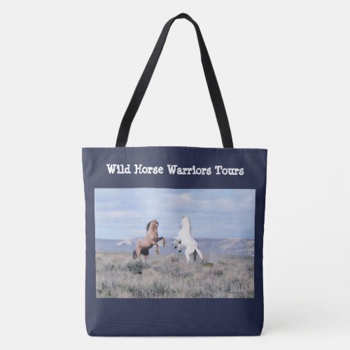 Wild Horse Warriors Tours of Sand Wash Basin Tote Bag