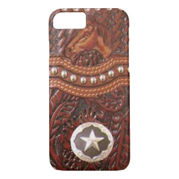 "wild Horse" Western Iphone 7 Case by BootsandSpurs at Zazzle