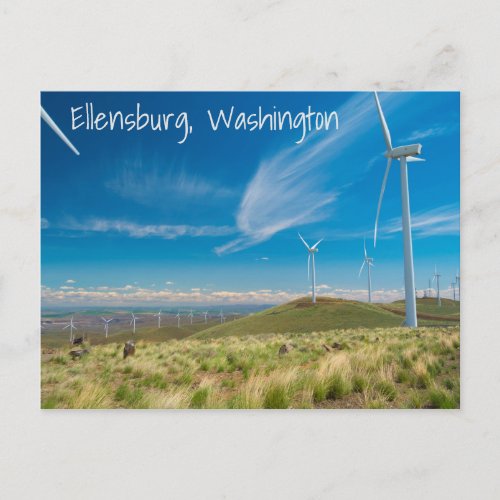 Wild Horse wind farm Postcard