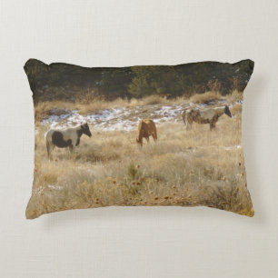 Wild Horses Accent Pillow
