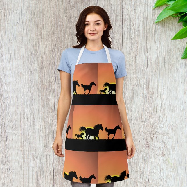 Wild Horses Apron (Creator Uploaded)