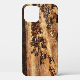 Wild Horses: Artistic Animal Majesty. iPhone 12 Case