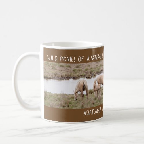 Wild Horses Assateague Gifts Coffee Mug