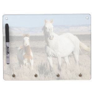 Wild Horses at Home in the Sandwash Basin Dry Erase Board With Keychain Holder