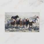 Wild Horses Business Card at Zazzle