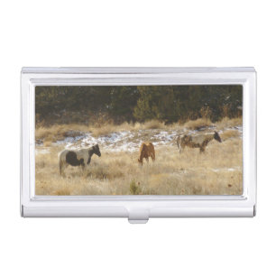 Wild Horses Business Card Holder
