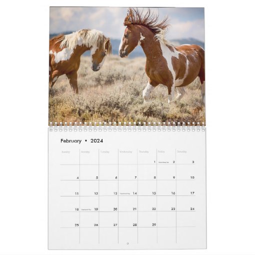 Wild Horses Calendar Zazzle