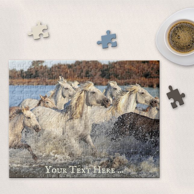 Wild Horses Camargue France Puzzle (Creator Uploaded)