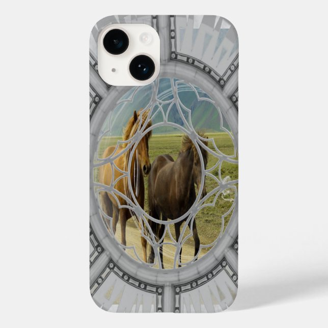 Wild Horses Case-Mate iPhone Case (Back)