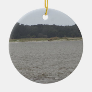 Wild Horses Ceramic Ornament