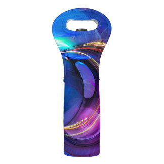Wild Horses,Digital Abstract Art Wine Bag