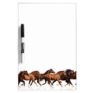 Wild Horses Dry-Erase Board