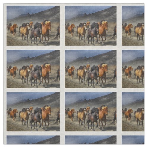 Wild Horses Fabric