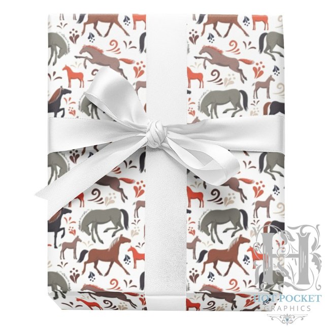 Wild Horses Gift Wrapping Paper (Creator Uploaded)