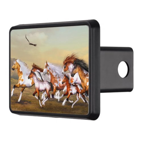 Wild Horses Herd Trailer Hitch Cover