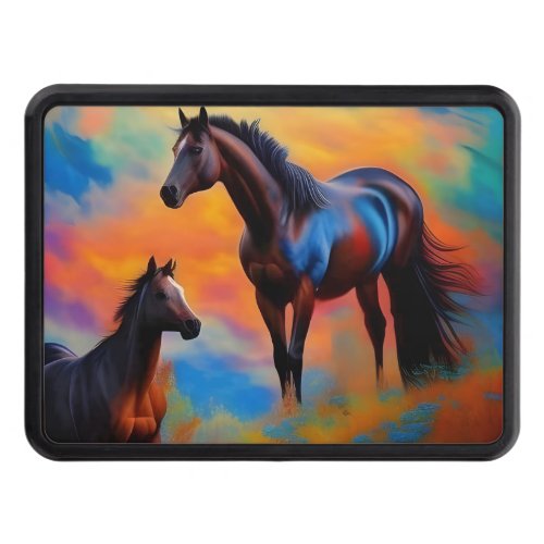 Wild Horses Hitch Cover