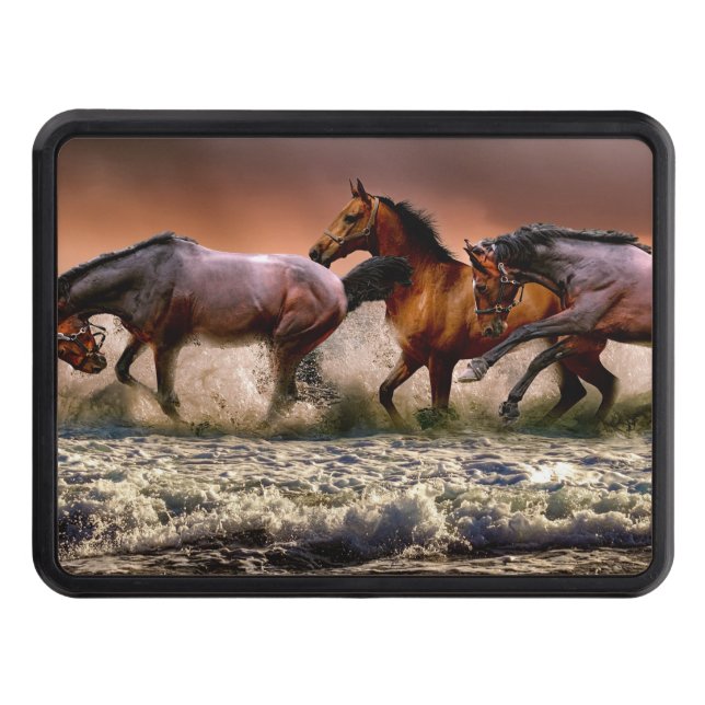 Wild Horses Hitch Cover 2" Receiver (Front)