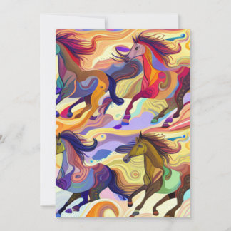 Wild Horses Holiday Card