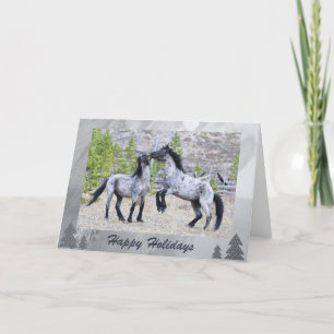 Wild Horses Holiday Card
