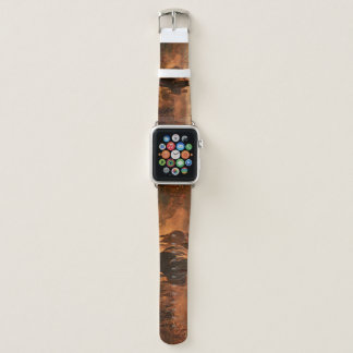 Wild Horses: Intense Gaze Encounter Apple Watch Band