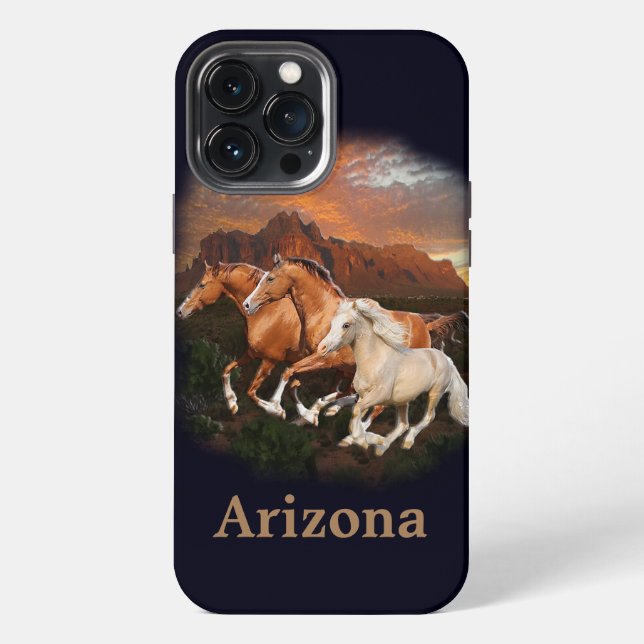 Wild Horses Iphone Case (Back)