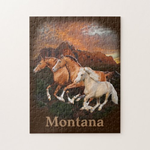 Wild Horses Jigsaw Puzzle