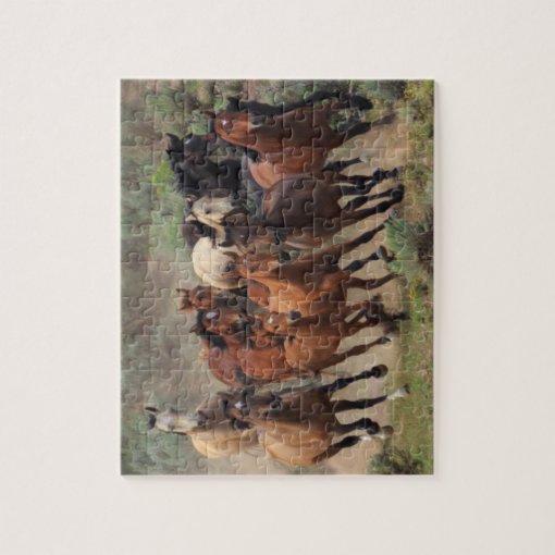 Wild Horses Jigsaw Puzzle | Zazzle