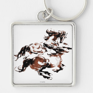 Wild Horses Keychain