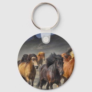 Wild Horses Keychain by ARTBRASIL at Zazzle