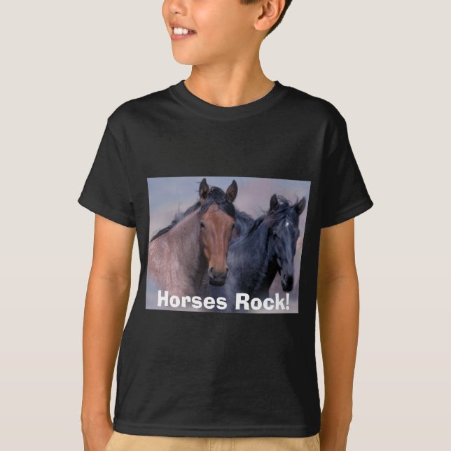 Wild Horses Kids T-Shirt (Front)