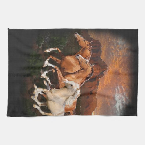 Wild Horses Kitchen Towel