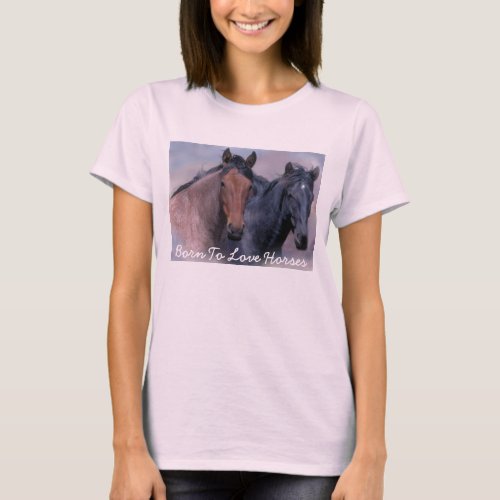 Wild Horses Ladies T_Shirt