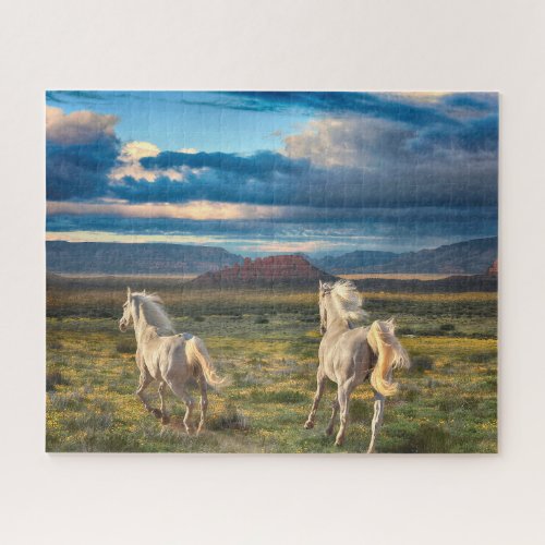 WILD HORSES  Live to Run Jigsaw Puzzle