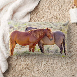Wild Horses Lumbar Pillow